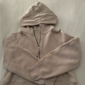 Lululemon beige scuba hoodie size M/L